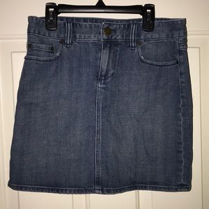 J.Crew jean skirt size 2